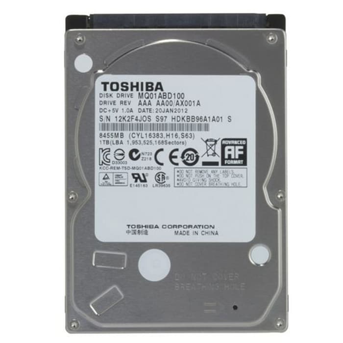 Harddisk Toshiba 1TB